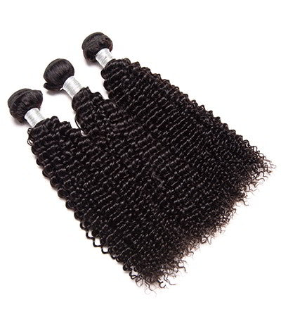 B.E. AFRICAN QUEEN AFRO KINKY CURLY 3 BUNDLES AND CLOSURE