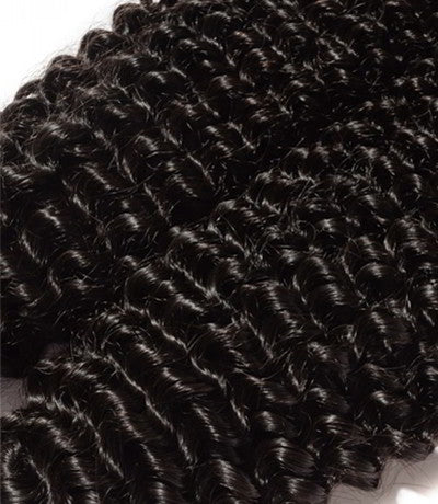 B.E. AFRICAN QUEEN AFRO KINKY CURLY 3 BUNDLES AND CLOSURE